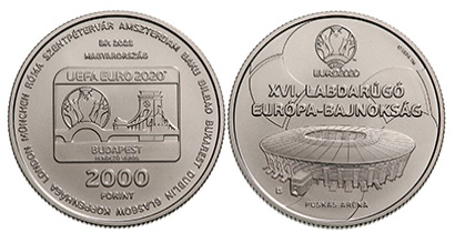 XVI. Labdarúgó Európa bajnokság színesfém érme XVI. Labdarúgó Európa bajnokság színesfém érme